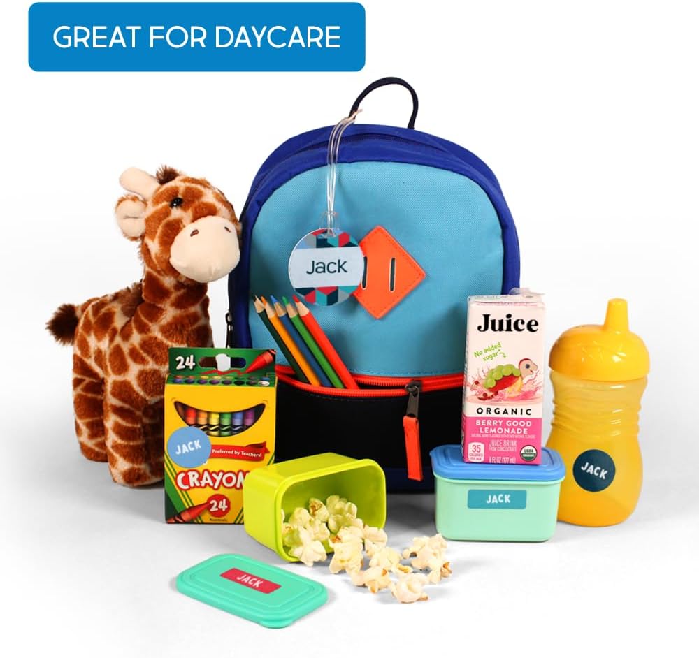InchBug Personalized Name Label Combo Pack, 97-Piece, Surfside - Image 5